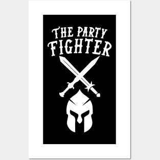 Fighter Dungeons and Dragons Team Party Posters and Art